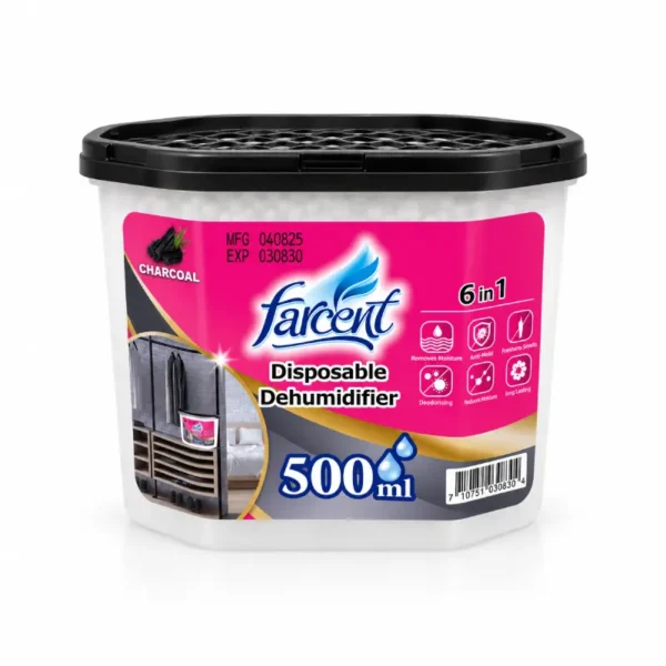Absorbente de Humedad 500 ml – Carbón